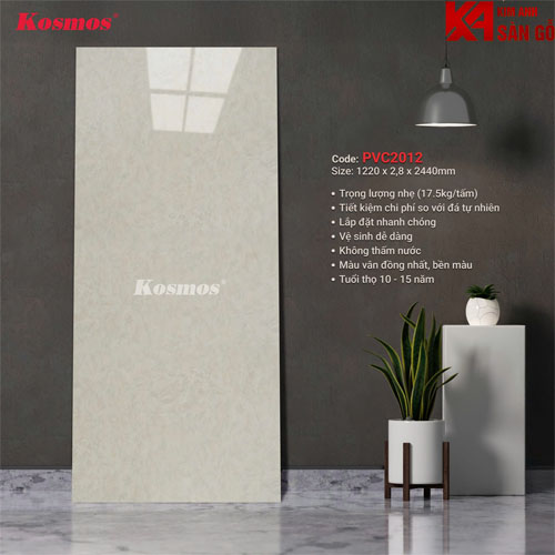 Tấm Ốp Tường PVC Giả Đá Kosmos-2012